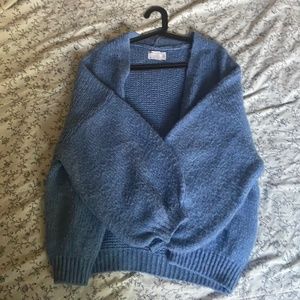 Blue ASOS design cardigan